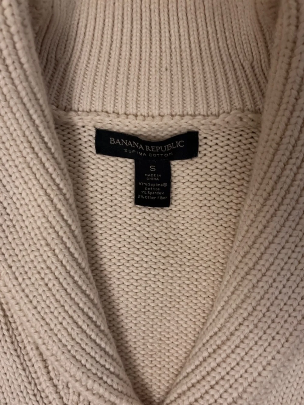 Banana Republic Heavy Shawl Cardigan Men’s Small